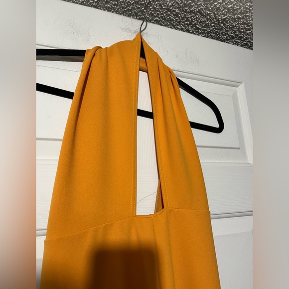 NWT pretty little thing one shoulder draped midi dress - Picture 5 of 6